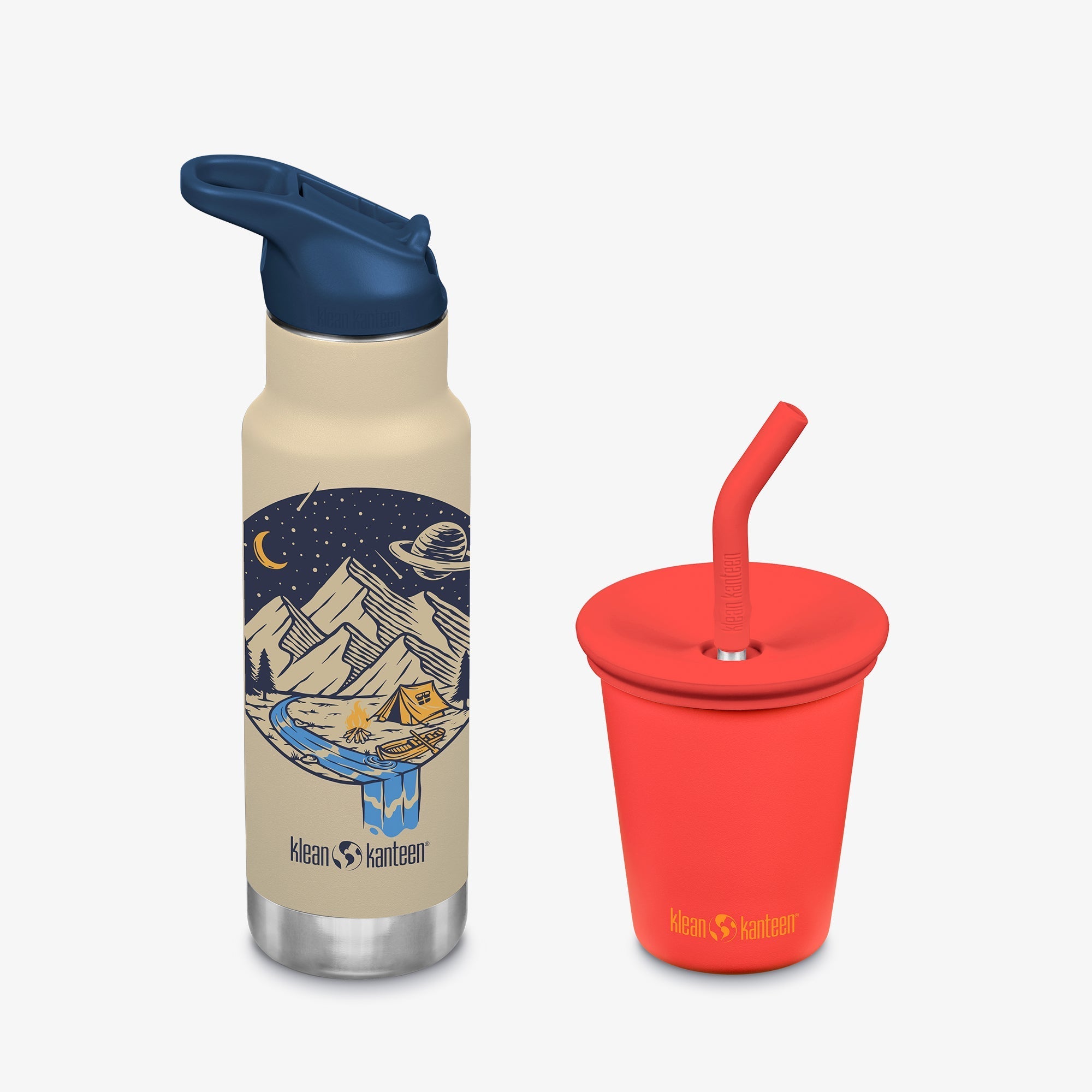 Kid's Sippy Cup and Water Bottle Set