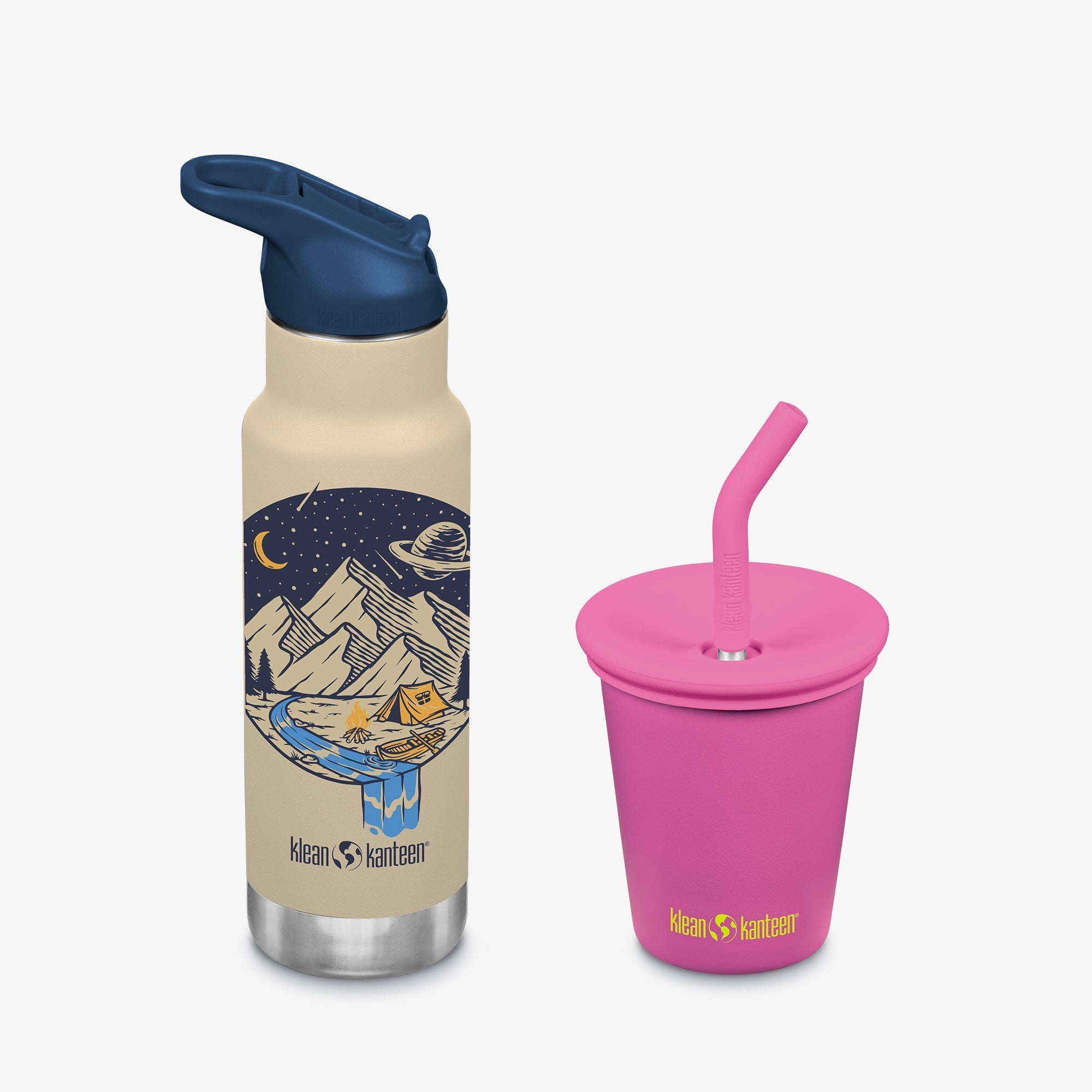 Kid's Sippy Cup and Water Bottle Set