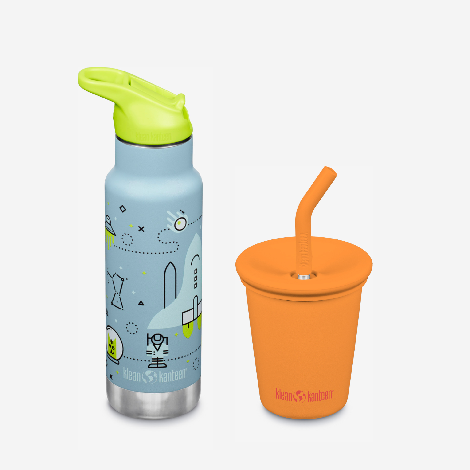 Kid's Sippy Cup and Water Bottle Set