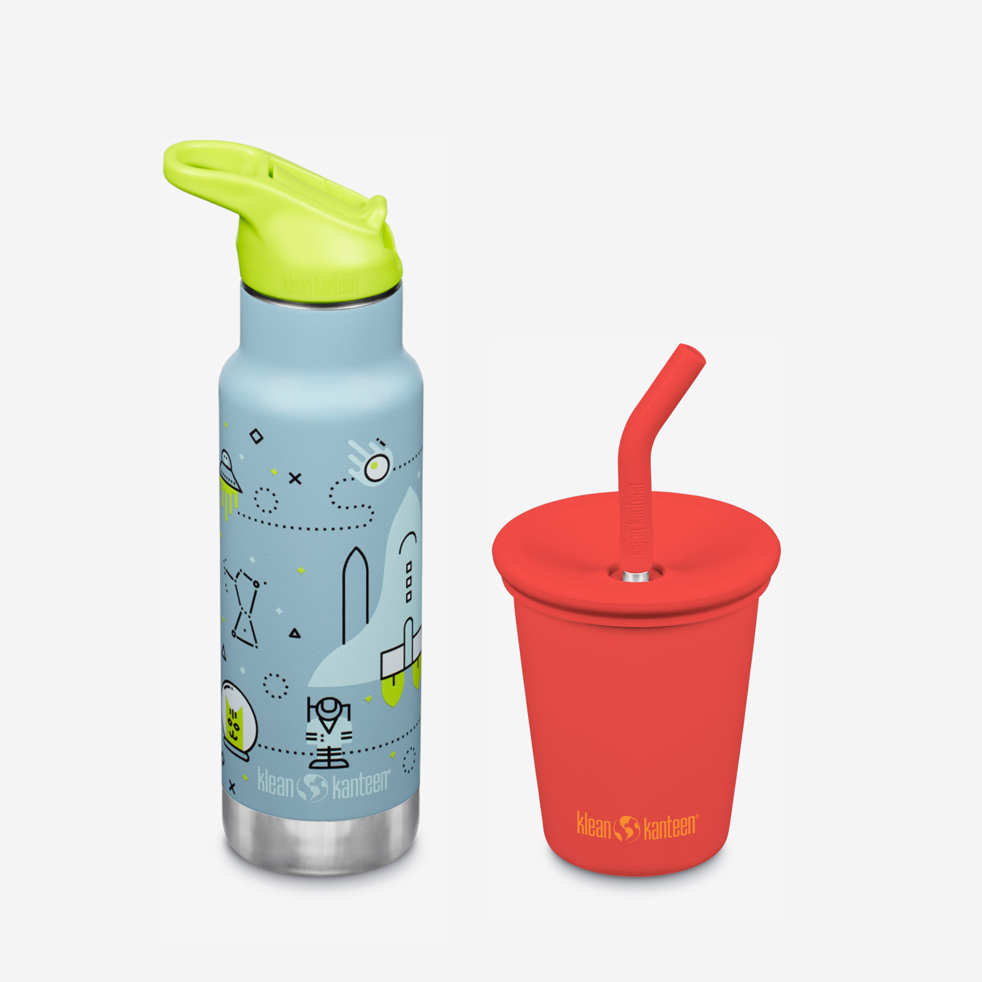 Kid's Sippy Cup and Water Bottle Set
