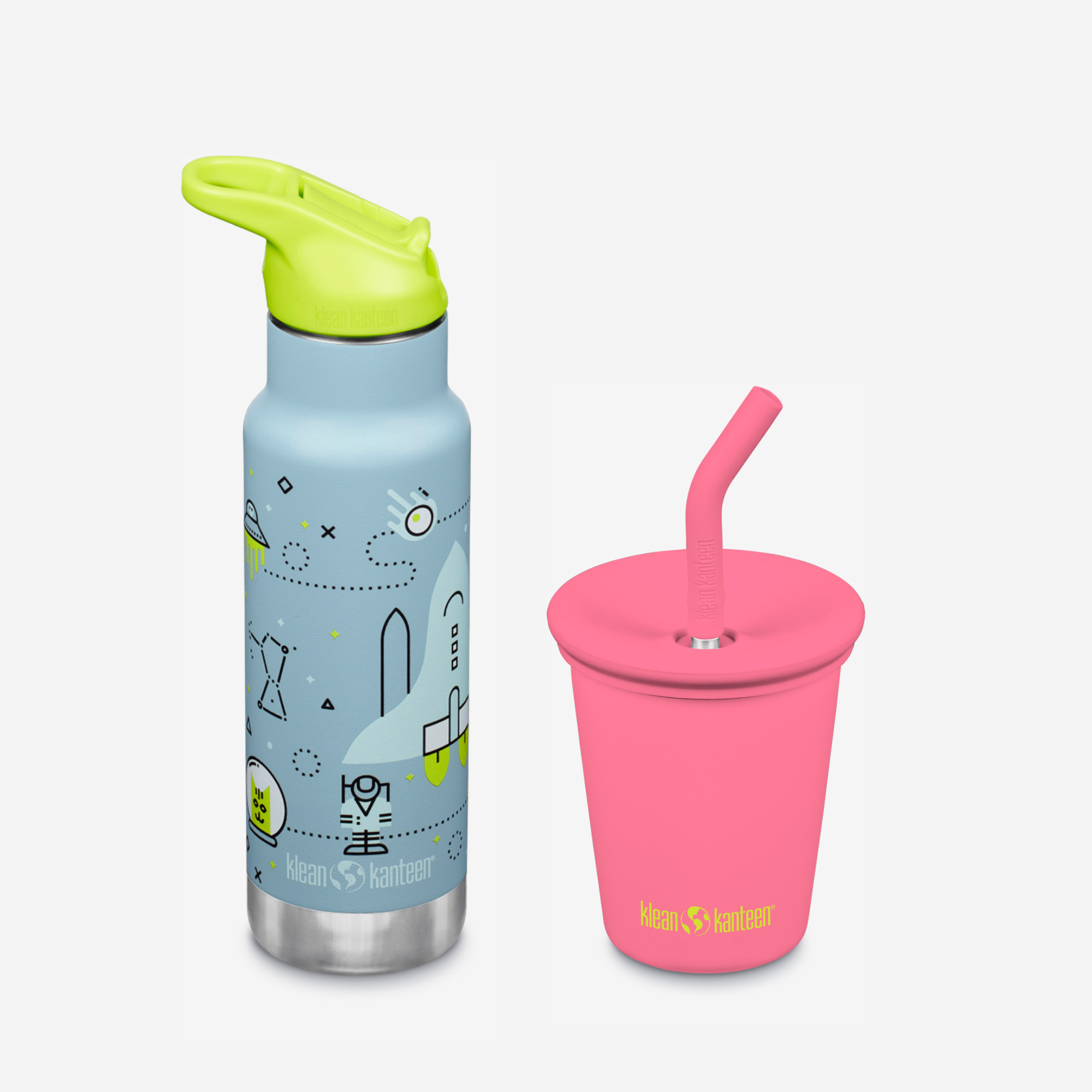Kid's Sippy Cup and Water Bottle Set