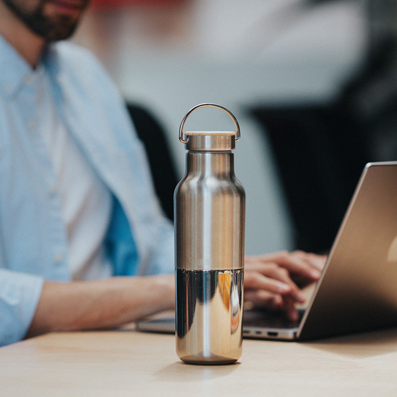 Plastic-free Klean Kanteen bottles